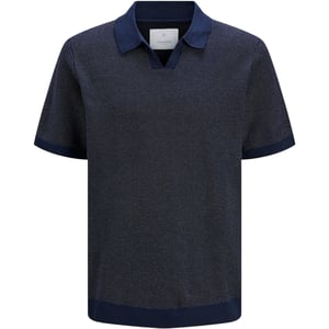 Jack And Jones - Poloshirt für Herren, Geteilter Halsausschnitt, Jerseyware (Nachthimmel)