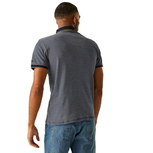 Regatta - "Tiver" Poloshirt für Herren (Marineblau/Steinweiß)