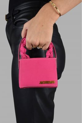 Jacquemus Le Petit Sac Noeud Rosa