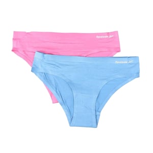 Reebok - "Bonded" Slips für Damen (2er-Pack) (Blau/Pink)
