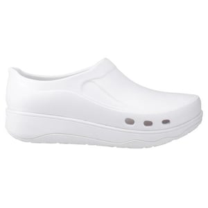 FitFlop - Damen Clogs "Work High-Performance" (Städtisch/Weiß)
