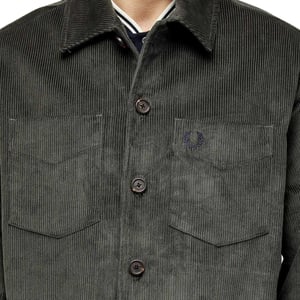 Fred Perry - Hemdjacke für Herren, Kord (Feld)