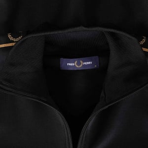 Fred Perry - Trainingsjacke für Kinder, verklebt (Schwarz)