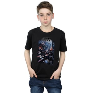 Star Wars - "Universe Battle" T-Shirt für Jungen (Schwarz)