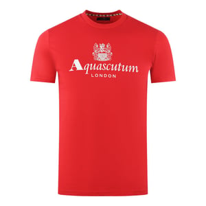 Aquascutum - "London Aldis" T-Shirt für Herren (Rot)