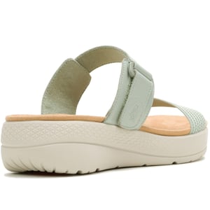 Hush Puppies Breathe Gore Leder Damen Sage Standard Sandalen