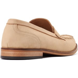 Base London Garfield Leder Herren Sand Farbene Slipper