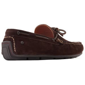 Base London Brooks Leder Herren Burnt Brown Standard Slipper