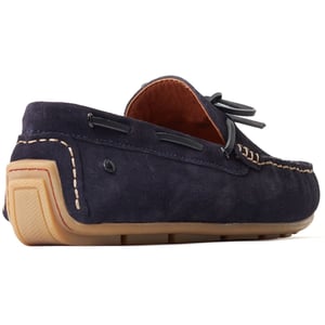 Base London Brooks Leder Herren Navy Standard Slipper