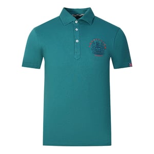 Aquascutum - "Aldis London" Poloshirt für Herren/Damen Unisex (Seegrün)