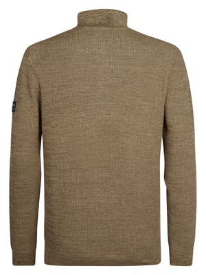 Petrol Industries - Pull Zippé Demi-Zip en Maille Nashville Herren