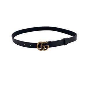 Gucci Ledergürtel mit GG-Schnalle