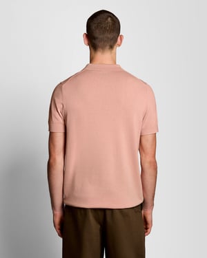 Kurzarm-Polo in Koralle