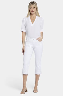 Marilyn Straight Crop Jeans aus Cool Embrace® Denim | Optisches Weiß