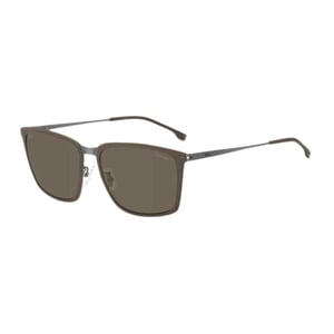 Hugo Boss - "1465 F S R80" Sonnenbrille für Herren (Dunkles Ruthenium)