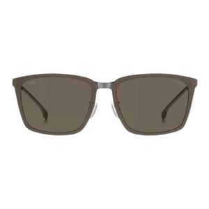 Hugo Boss - "1465 F S R80" Sonnenbrille für Herren (Dunkles Ruthenium)