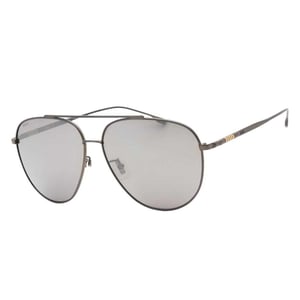 Hugo Boss - Matt-Sonnenbrille für Herren/Damen Unisex, Metall (Silber)