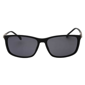 Hugo Boss - Sonnenbrille für Herren, Matt (Grau/Schwarz)
