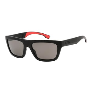 Hugo Boss - "1450/S 0003 M9" Polarisiert-Sonnenbrille für Herren (Matt Schwarz/Grau)
