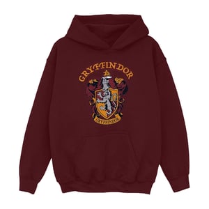 Harry Potter - "Gryffindor" Kapuzenpullover für Mädchen (Burgunderrot)