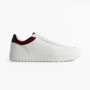 Tommy Hilfiger Th Basket Core Lth Herren Court Sneakers Rwb
