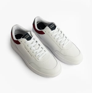 Tommy Hilfiger Th Basket Core Lth Herren Court Sneakers Rwb