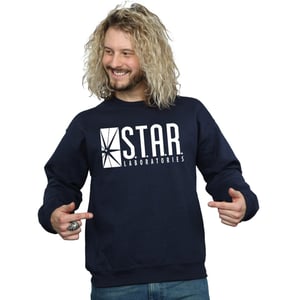 DC Comics - "STAR Labs" Sweatshirt für Herren (Marineblau)