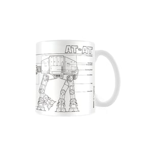 Star Wars - Kaffeebecher, ´AT-AT´ (Weiß/Schwarz)