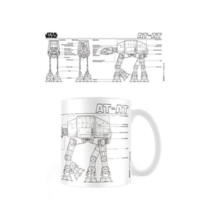 Star Wars - Kaffeebecher, ´AT-AT´ (Weiß/Schwarz)