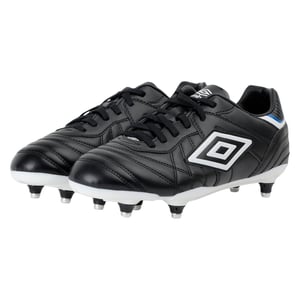 Umbro - "Speciali Eternal Club Sg" Fußball-Stiefel für Kinder (Schwarz/Weiß/Königsblau)