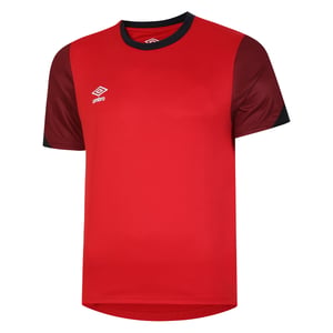 Umbro - Kinder Trikot "Total", Training (Zinnoberrot/Rad Rot /Schwarz)