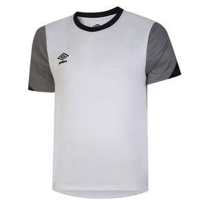 Umbro - Kinder Trikot "Total", Training (Weiß/Titanium-Grau/Schwarz)