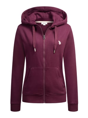 U.S. POLO ASSN. Damen Sweatjacke USRubyy aus Baumwoll-Polyester-Mix