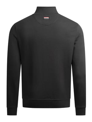 U.S. POLO ASSN. Herren Half-Zip Pullover USJaaspa aus Baumwoll-Viskose-Mix