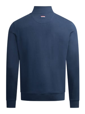 U.S. POLO ASSN. Herren Half-Zip Pullover USJaaspa aus Baumwoll-Viskose-Mix