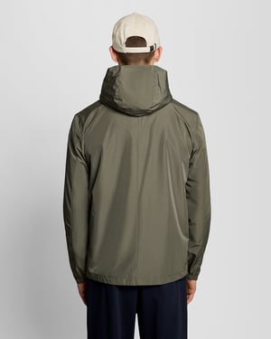 Kapuzensweatjacke mit Reißverschluss in Salbeigrün
