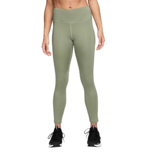Nike - Fast - 7/8-leggings In Ölgrün Mit Mittlerer Leibhöhe