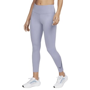 Nike - 7/8-laufleggings In Flieder Mit Mittelhohem Bund