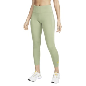 Nike Dri-fit 7/8-laufleggings Mit Mittlerer Leibhöhe In Ölgrün