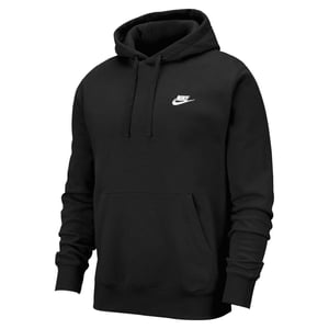 Nike - "Sportswear Club" Kapuzenpullover für Herren/Damen Unisex (Schwarz/Weiß)