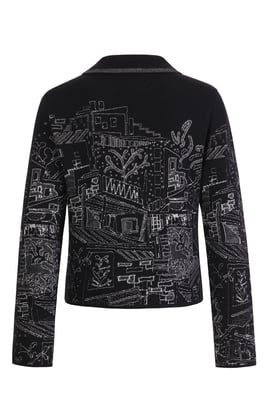 Jacquard-Jacke, Favela-Muster