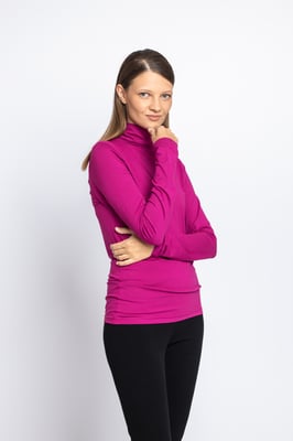 T-Shirt, Rollkragen
