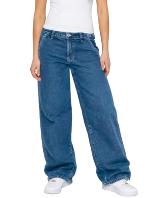 Enzo | Damen Baggy Jeans