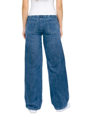Enzo | Damen Baggy Jeans