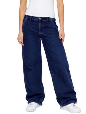 Enzo | Damen Baggy Jeans