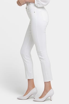 Alina Knöchellange Jeans Weiße Premium-Denim | Optisches Weiß