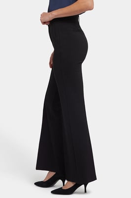 Hoch sitzende Bootcut Sculpt-Her™ Hose | Schwarz