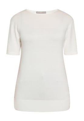 Dreimaster T-Shirt Frauen Wollweiß