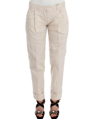 Faltbundhose Beige