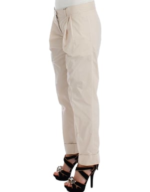 Faltbundhose Beige